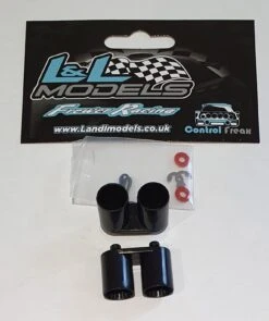 Twin Stright Cut Exhausts Tamiya TT01 TT02 190mm Bodyshell 257mm Shell