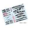 TC921 1/10 Toyota Hilux Sticker, A5 RC Decals Tamiya HPI KYOSHO -Model World Shop 276A046A 8F45 44C8 89A6 7EB04CADEFFE