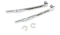 Wiper Set For Body Chrome (2) 80mm Long Tamiya TT01 TT02 HPI Kyosho 190mm