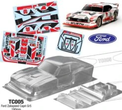 TC005 Zakspeed Capri Body Kit TT01 TT02 Tamiya