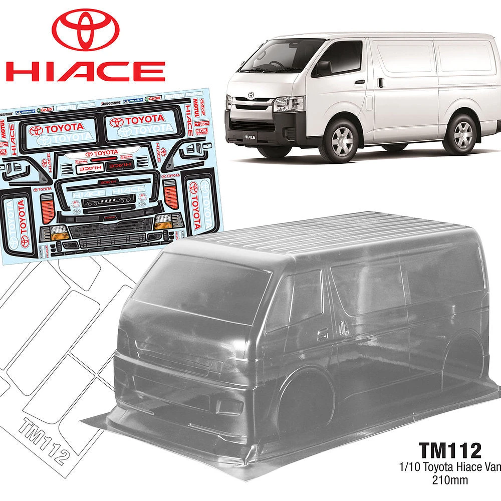TM112 1/10 Toyota Hiace Van Tamiya M-Chassis 3 TM112 1/10 Toyota Hiace Van Tamiya M-Chassis