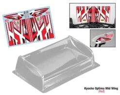Kyosho Optima Mid Turbo Body & Wing Set Multi Options -Model World Shop ADA709B6 8441 419A 8E69 52F43B6F511E