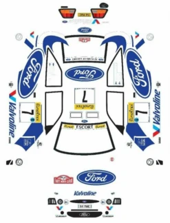 TC002 FORD ESCORT WRC Tamiya #50796 Replica