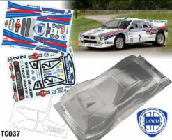 TC037 LANCIA 037 CLEAR BODY SET