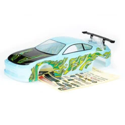 Banzai Pre-Painted Bodyshell With Decals And Wing - Blue FTX6596BL