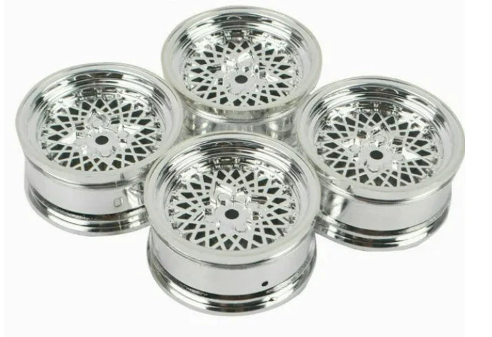 BBS Chrome 3mm Offset 26mm Rc Touring Car Wheels For Tamiya TT01 TT02 HPI Kyosho 12mm Hex Not M Chassis 3 BBS Chrome 3mm Offset 26mm Rc Touring Car Wheels For Tamiya TT01 TT02 HPI Kyosho 12mm Hex Not M Chassis