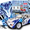 RC 1:10 Ford Escort Cosworth Tiger Decals Stickers Tamiya L&L DDP Precut Tt01-02 -Model World Shop s l1600 7